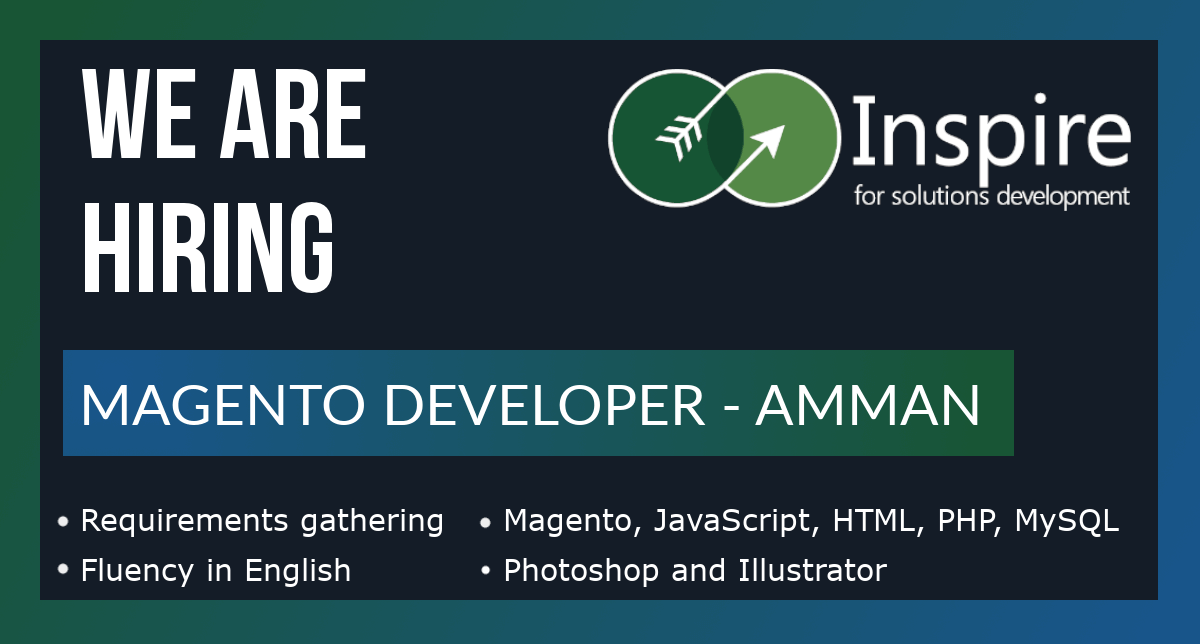 Magento Developer vacancy